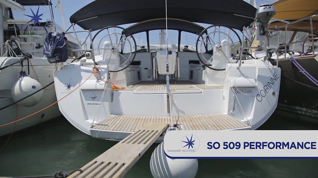 VIDEO CHECK-IN JEANNEAU SUN ODYSSEY 509 - STANDARD MAIN SAIL