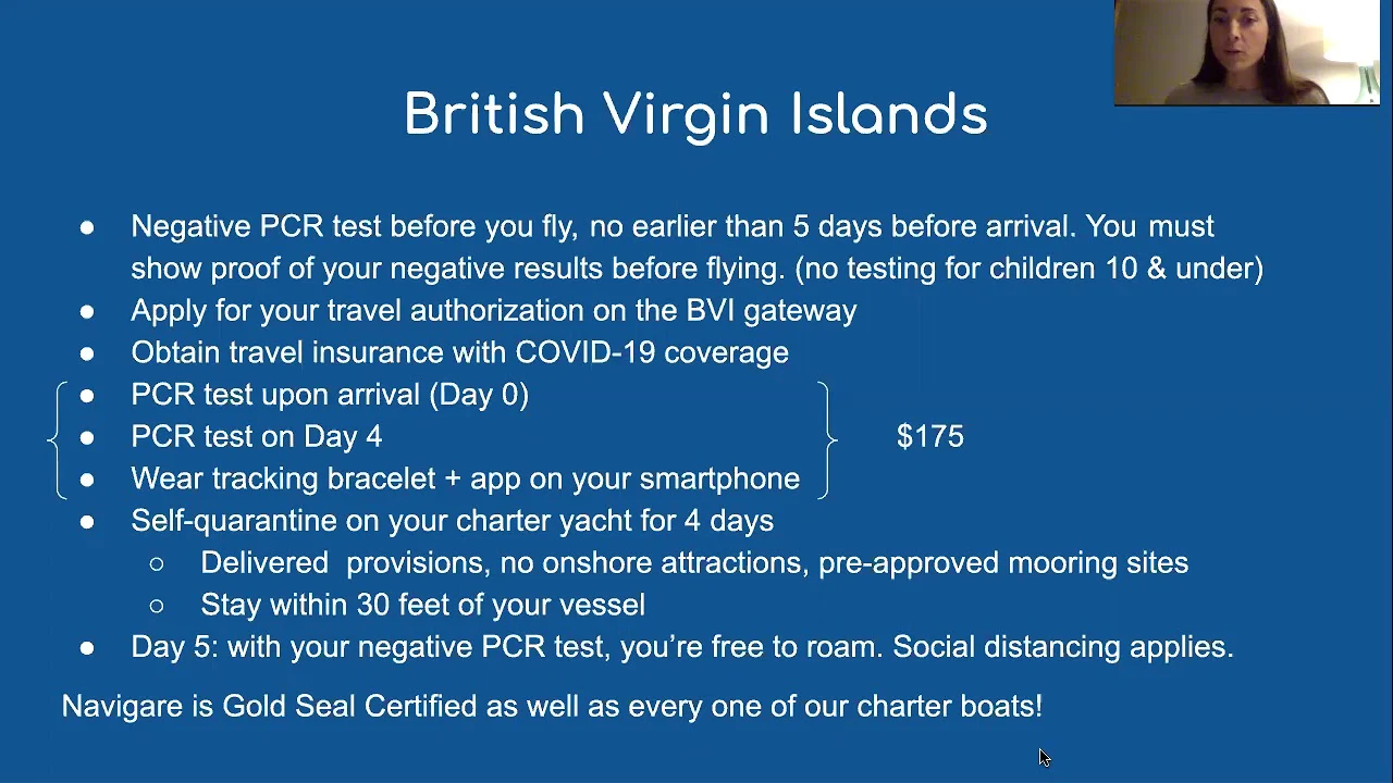 COVID Protocols for sailing the Caribbean with Navigare Yachting