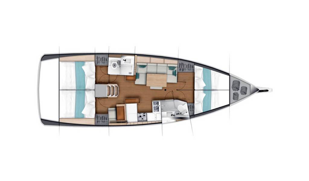 SUN ODYSSEY 440 · Navigare Yachting & Cookies dış görseller 4