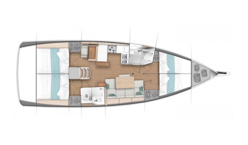 SUN ODYSSEY 440 · Navigare Yachting & Cookies dış görseller 4