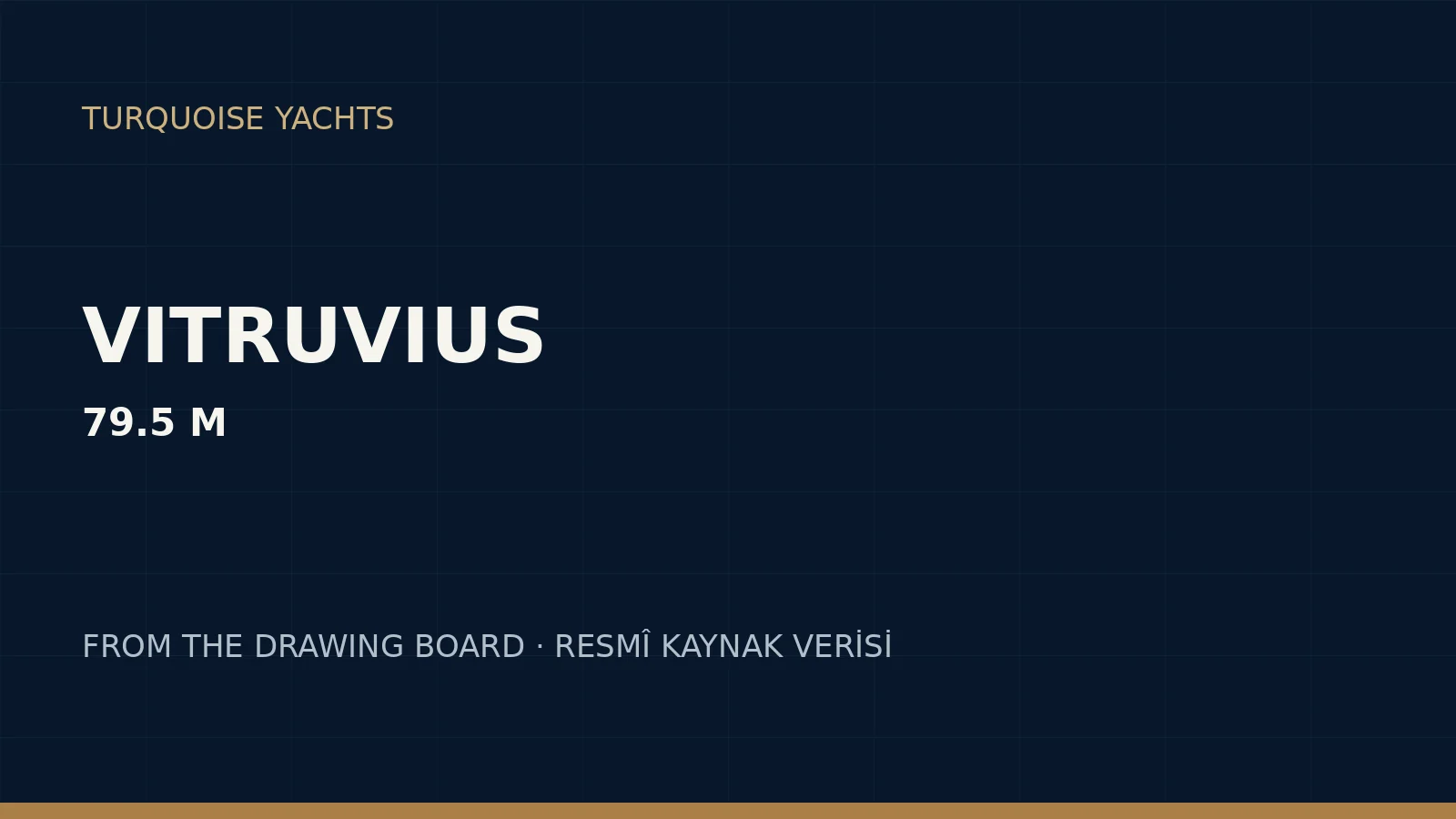 Turquoise Yachts VITRUVIUS