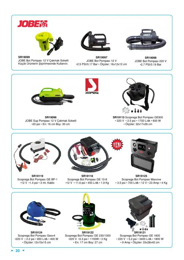 JOBE SUP POMPASI 12 V