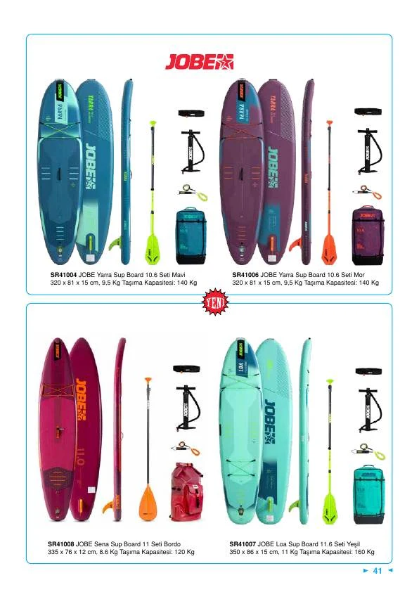 Jobe Aero Loa Sup Board Seti 11.6 Yeşil 350x86x15 CM