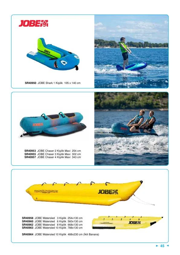 Jobe Chaser 3 Kişilik 302 CM Mavi