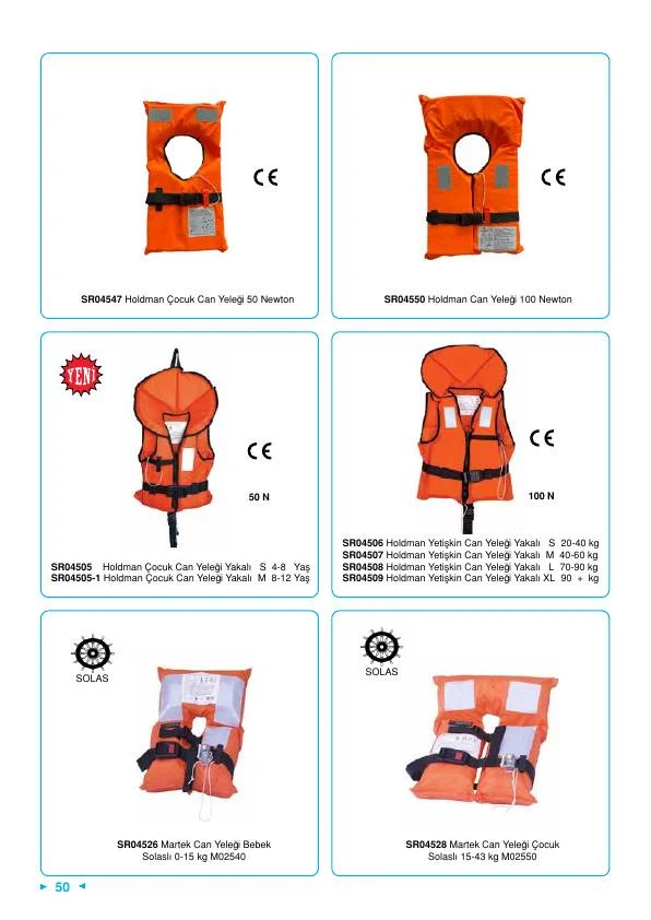 HOLDMAN ÇOCUK CAN YELEĞİ YAKALI TSE'Lİ S
