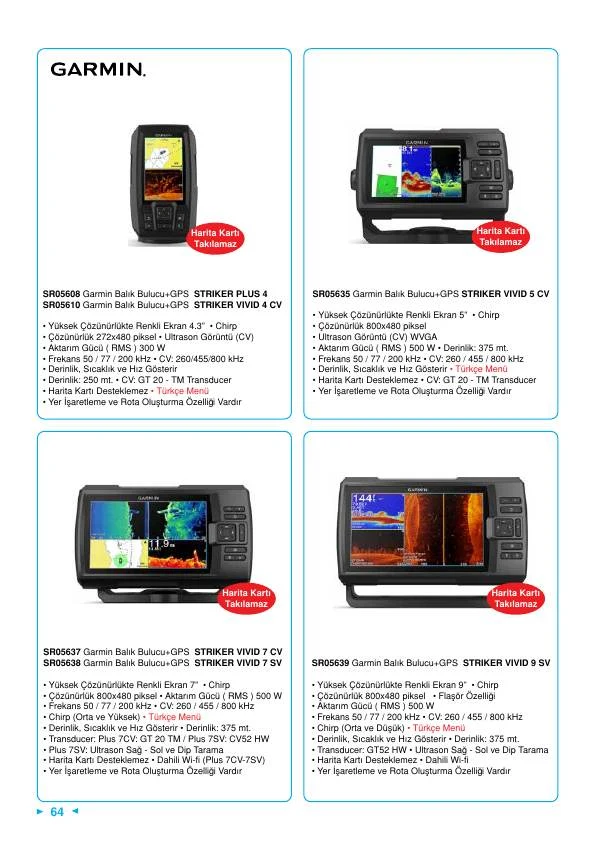 GARMIN BALIK BULUCU + GPS STRIKER PLUS 4