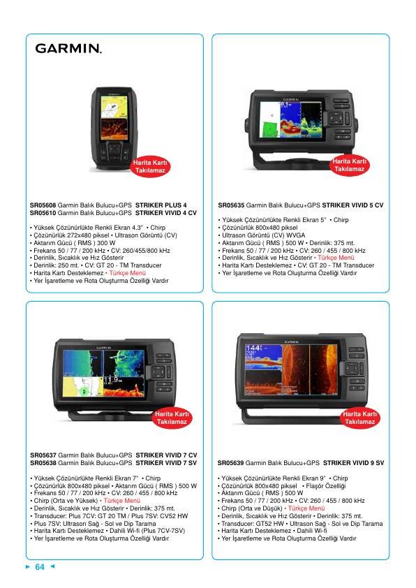 GARMIN BALIK BULUCU + GPS STRIKER PLUS 4