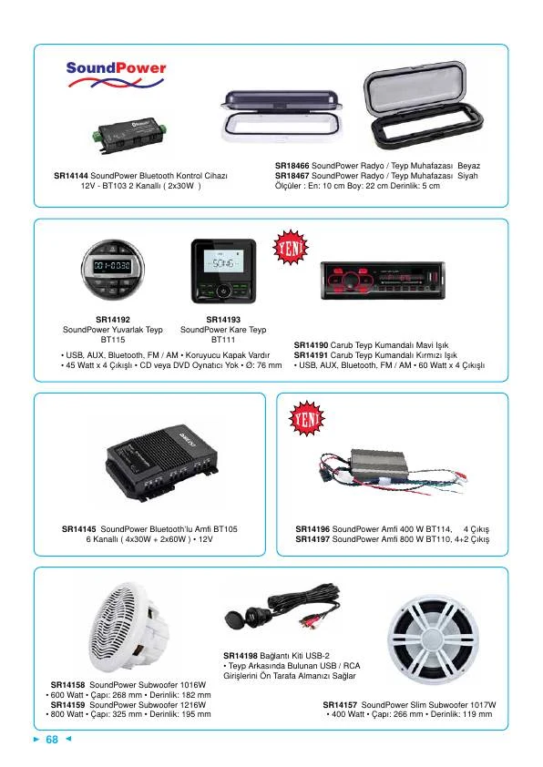 SOUNDPOWER BLUETOOH'LU AMFİ BT105