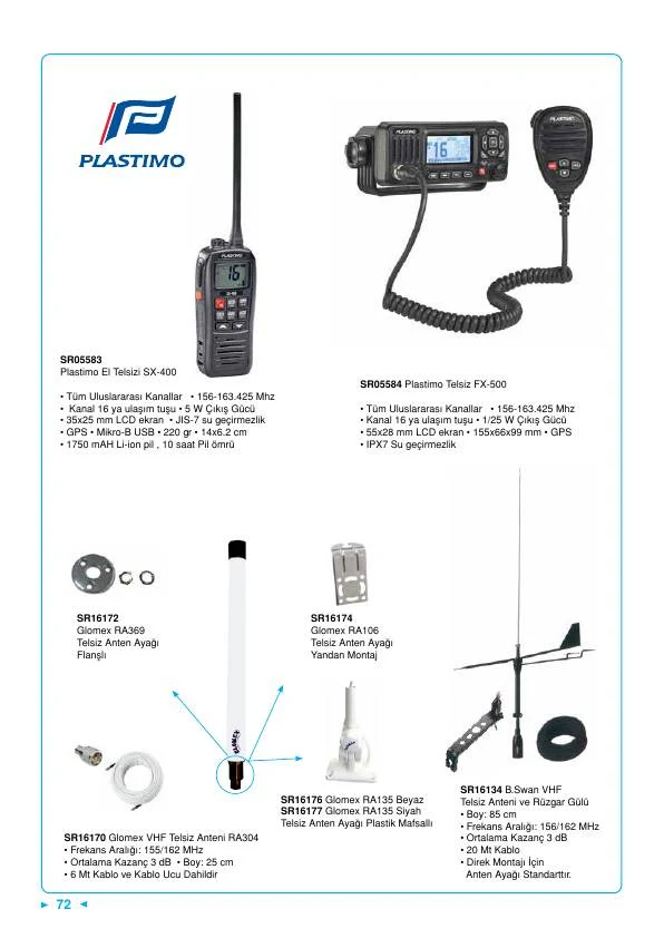 PLASTIMO EL TELSİZİ SX-400