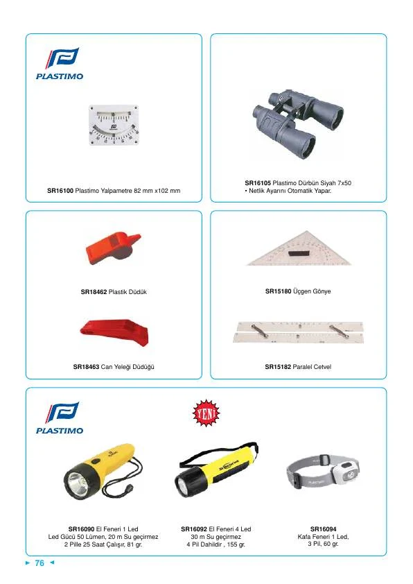 PLASTIMO EL FENERİ 1 LED