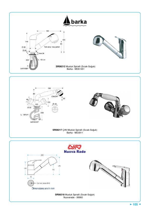 MUSLUK SPİRALLİ SICAK-SOĞUK BARKA-MD61351