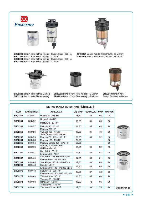 YAMAHA YAĞ FİLİTRESİ C14442