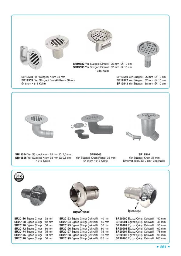 Egzoz Çıkışı 38 MM