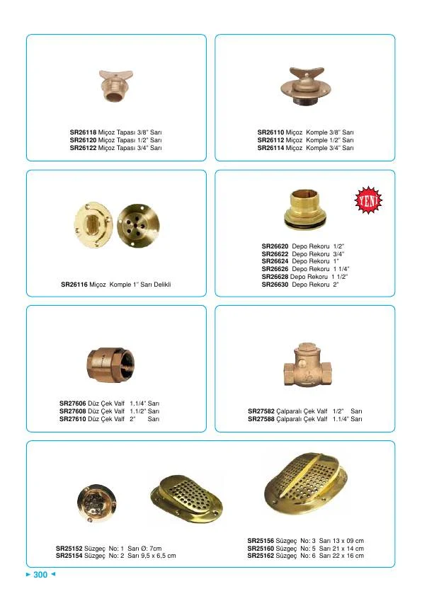 Miçoz Tapası Sarı 1/2"