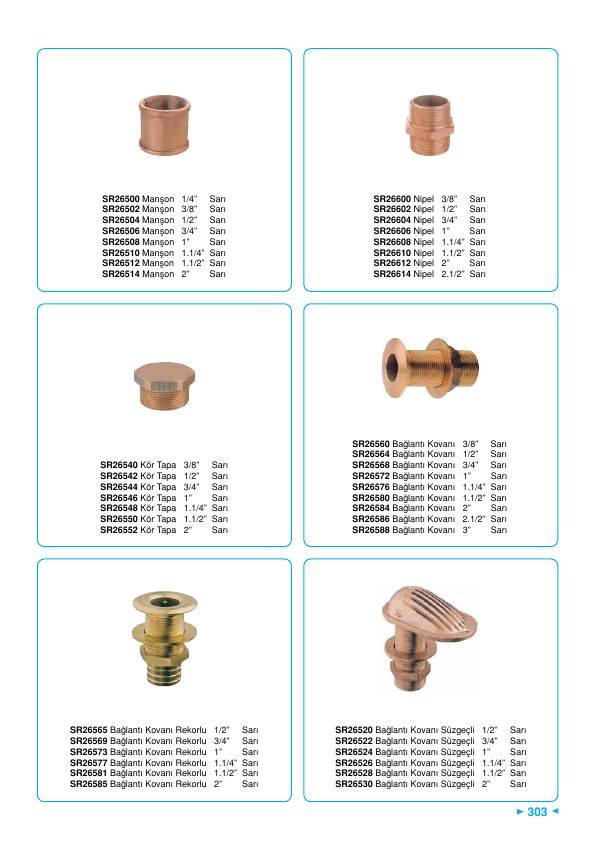 BAĞLANTI KOVANI SARI 1/2"