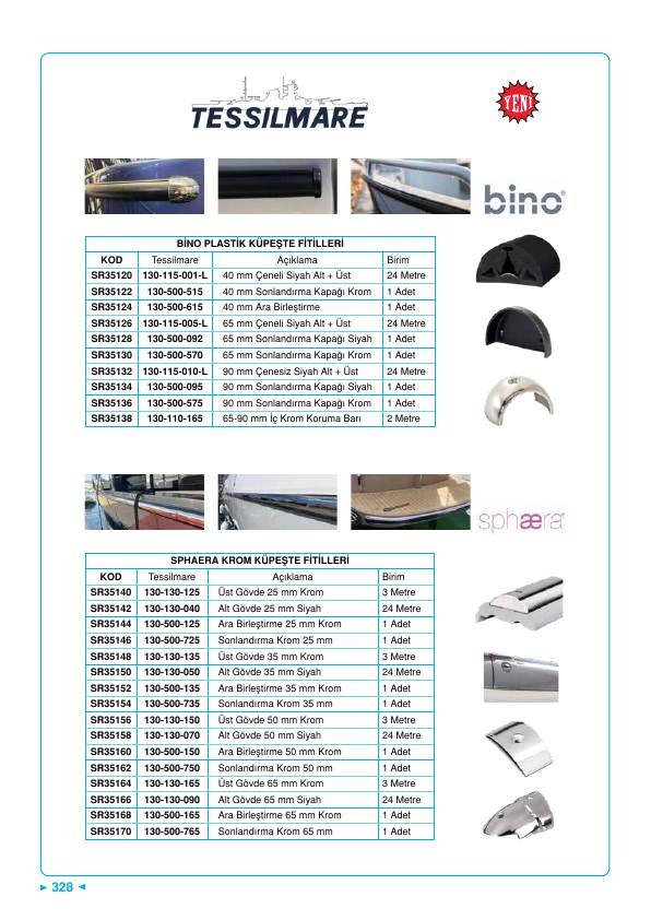 TESSİLMARE BINO 65 MM ÇENELİ SİYAH ALT+ÜST ( 24 MT )