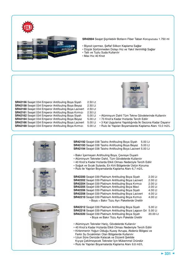 SEAJET 034 EMPEROR SPEED BOYA SİYAH 2.5 LT