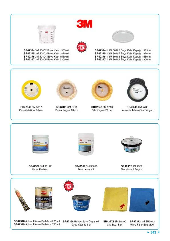 3m 50406 Boya Kabı 365 Ml